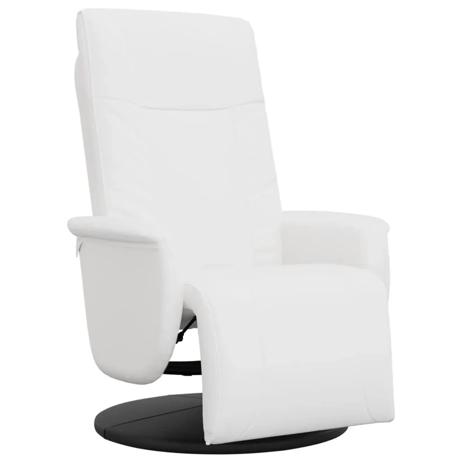 vidaXL Relaxsessel mit Fußteil Weiß Kunstleder 356510