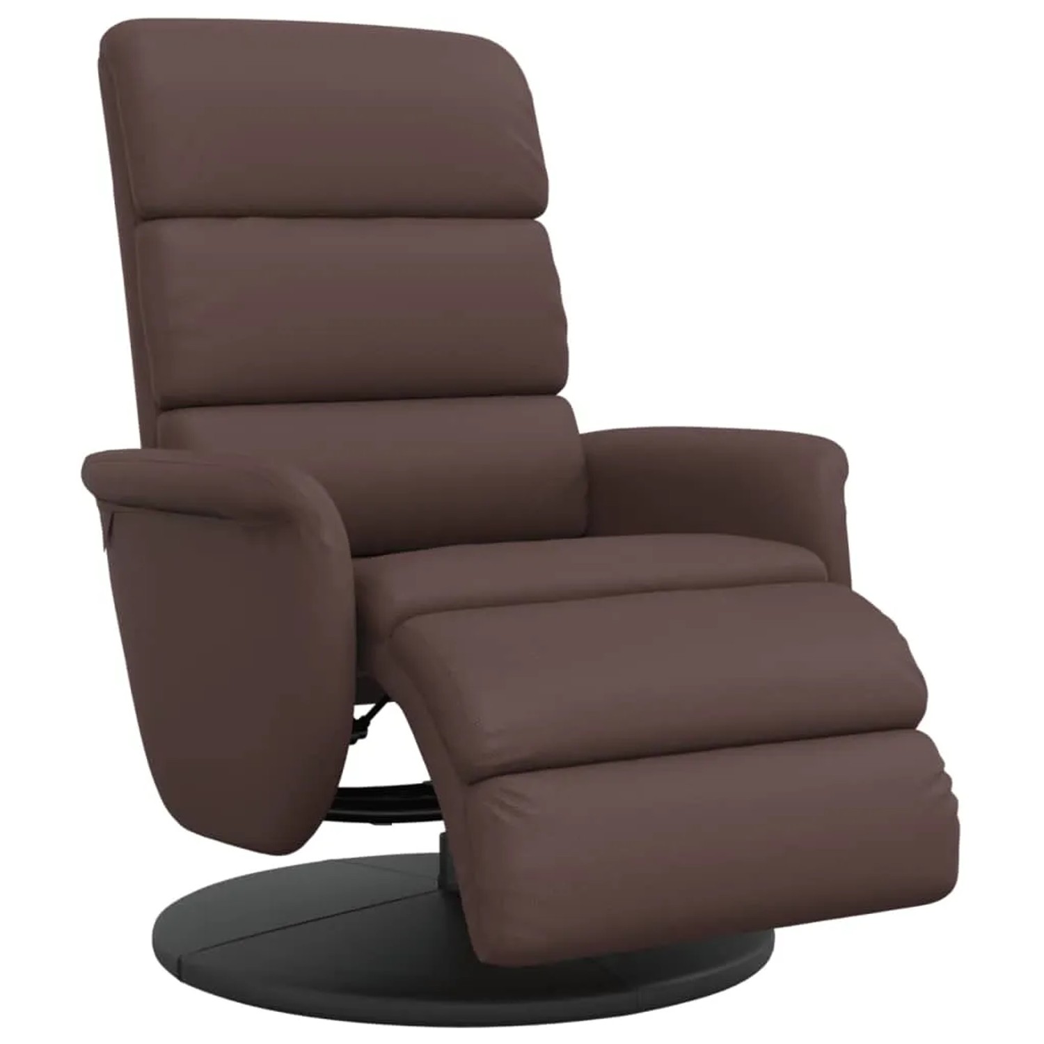 vidaXL Relaxsessel mit Fußteil Braun Kunstleder 356719