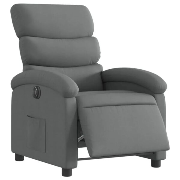 vidaXL Relaxsessel Elektrisch Dunkelgrau Stoff Modell 31
