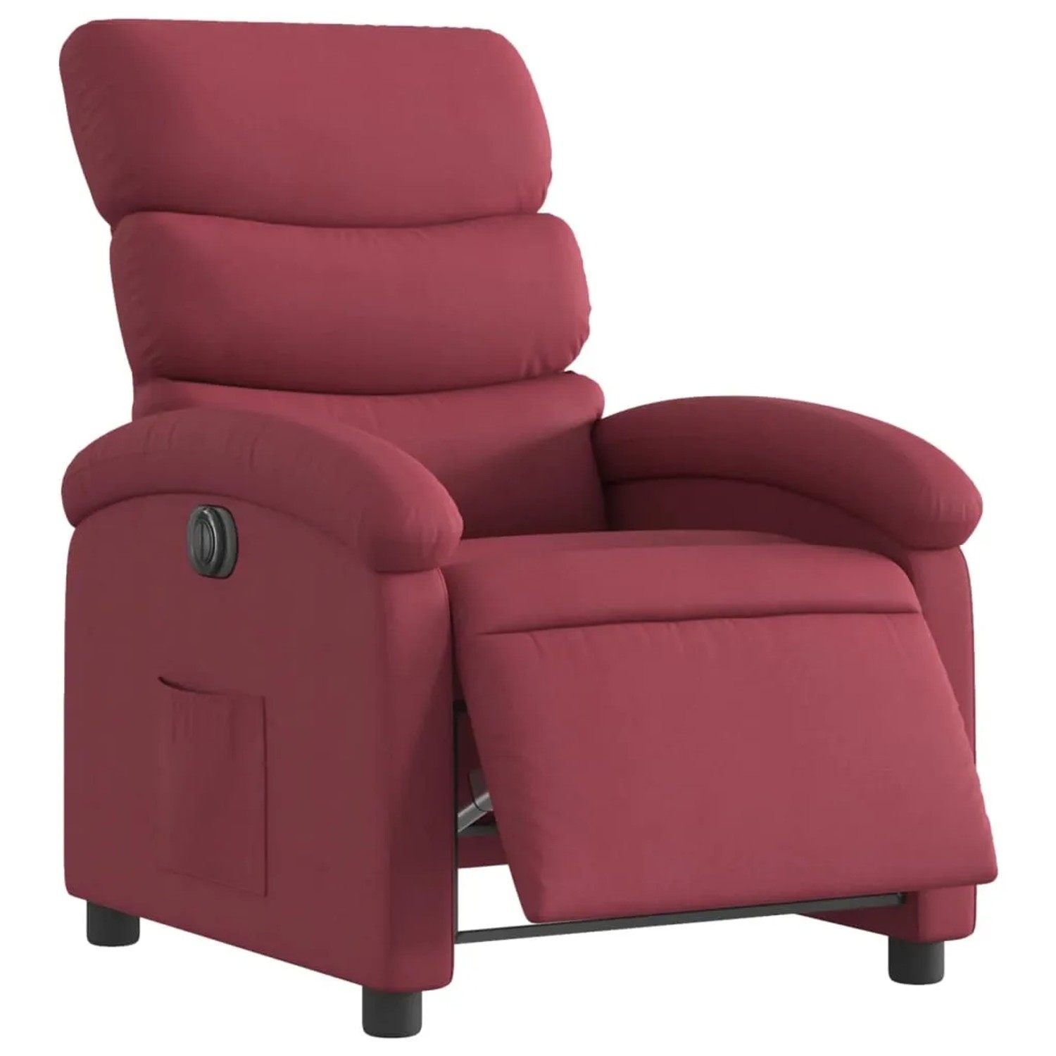 vidaXL Relaxsessel Elektrisch Weißrot Stoff Modell 27