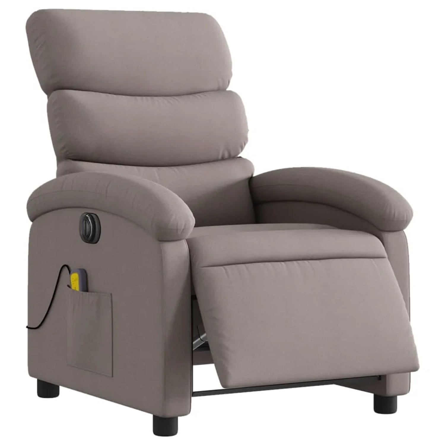 vidaXL Massagesessel Elektrisch Taupe Stoff Modell 3
