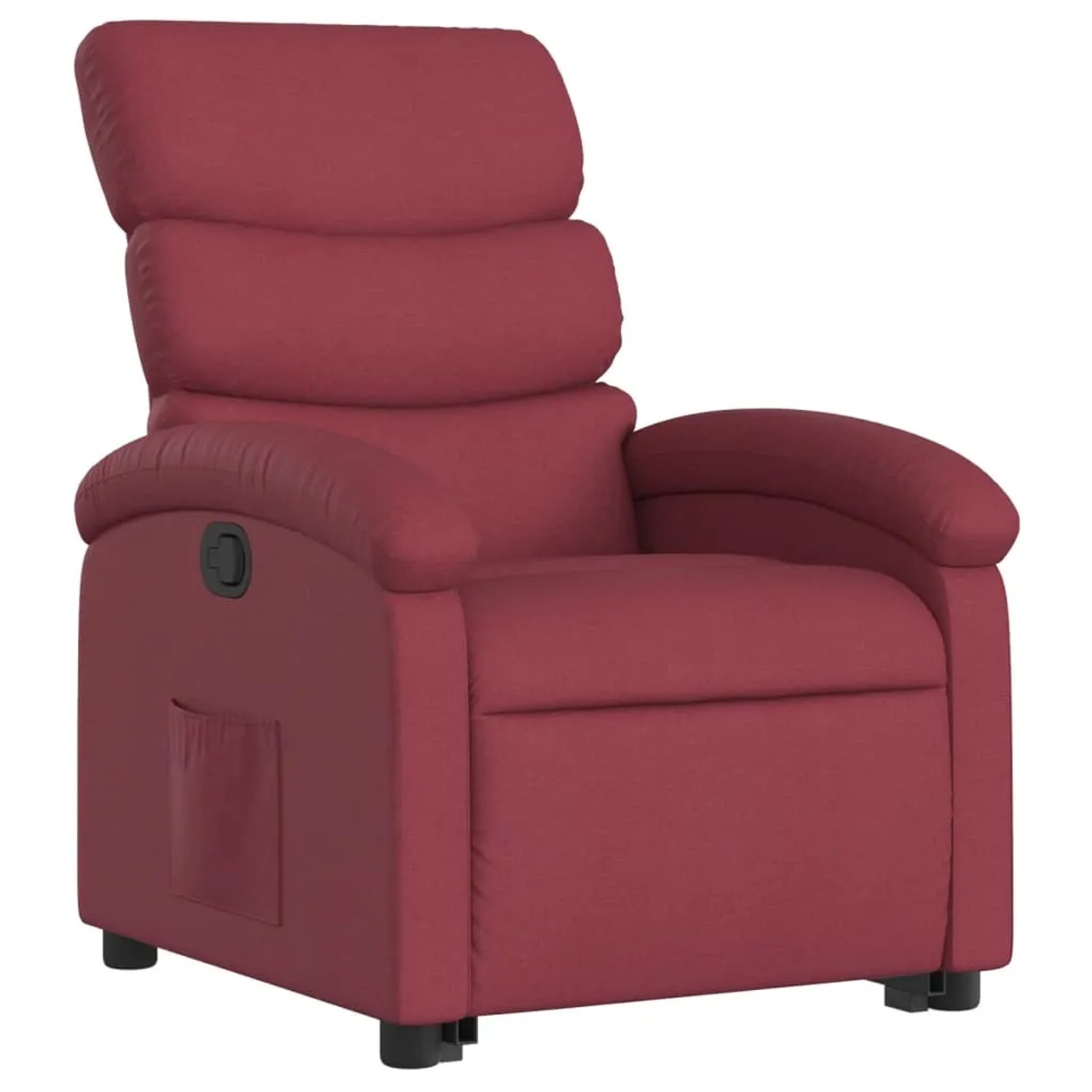 vidaXL Relaxsessel mit Aufstehhilfe Weißrot Stoff Modell 13