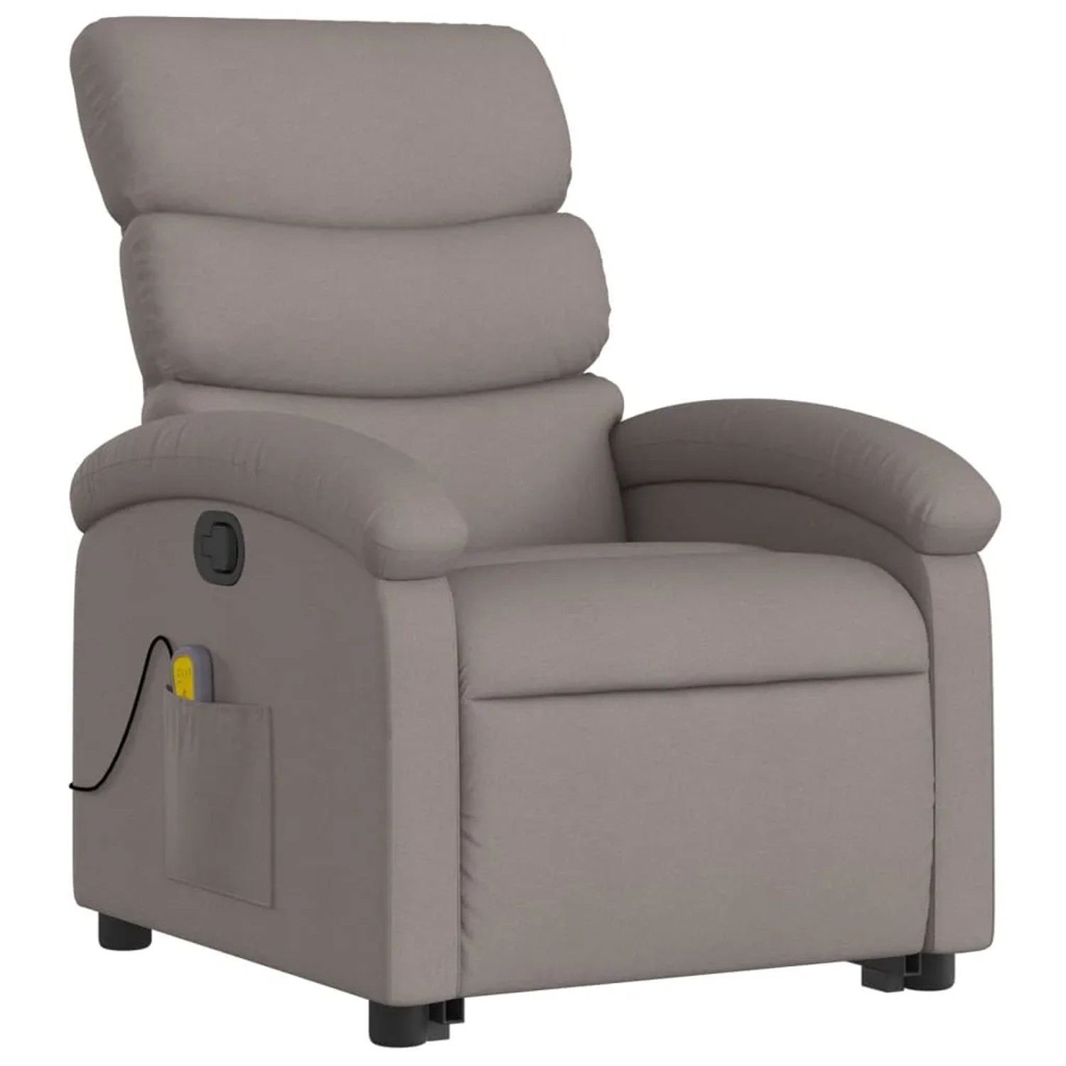 vidaXL Massagesessel mit Aufstehhilfe Taupe Stoff Modell 9