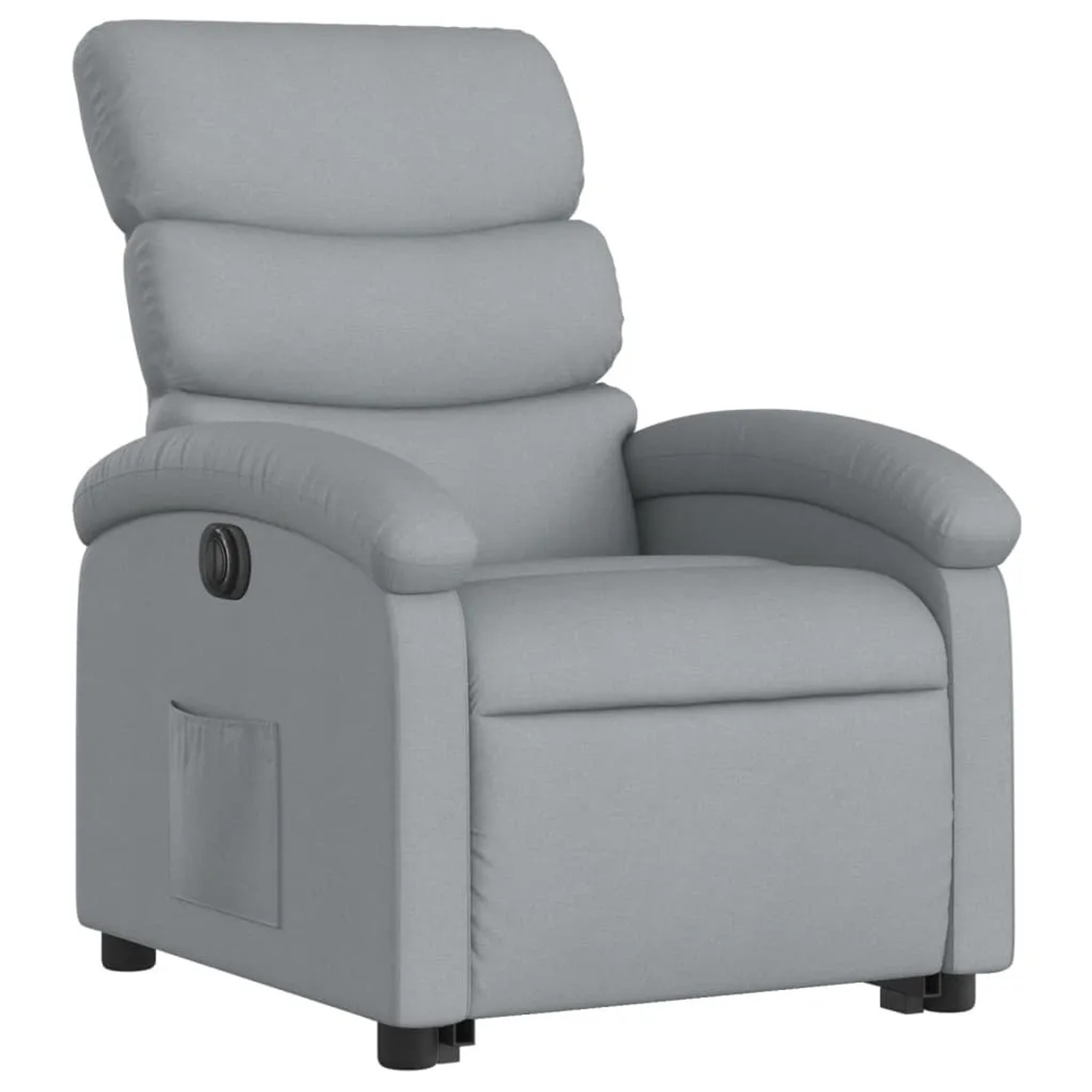 vidaXL Relaxsessel mit Aufstehhilfe Elektrisch Hellgrau Stoff Modell 6