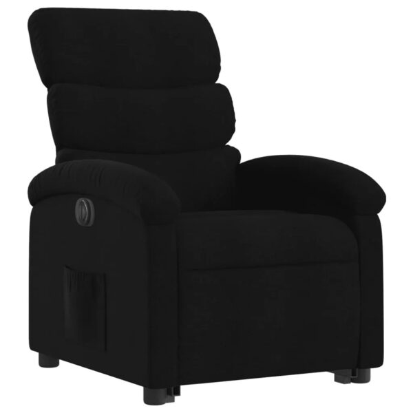 vidaXL Relaxsessel mit Aufstehhilfe Elektrisch Schwarz Stoff Modell 9 vidaXL Relaxsessel mit Aufstehhilfe Elektrisch Schwarz Stoff Modell 9