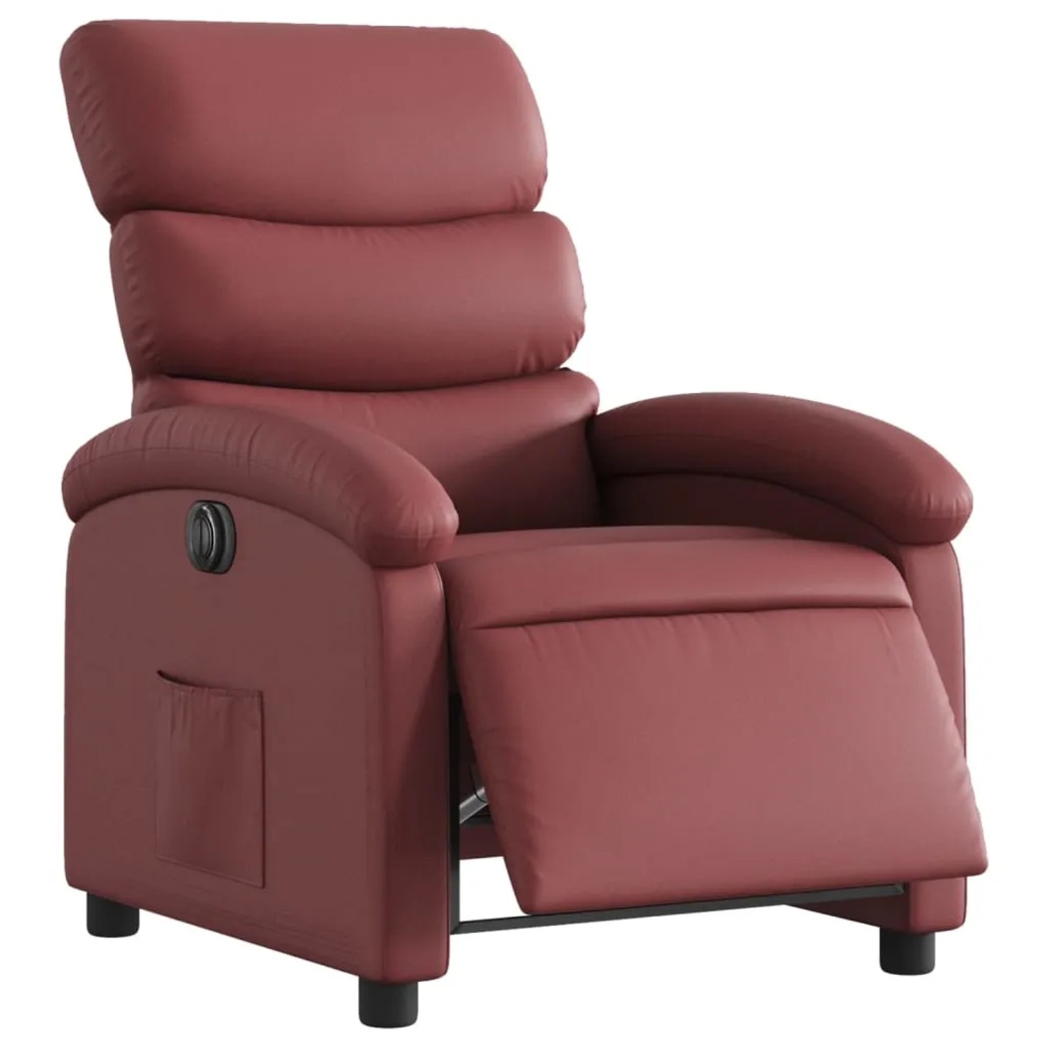 vidaXL Relaxsessel Elektrisch Weißrot Kunstleder Modell 17