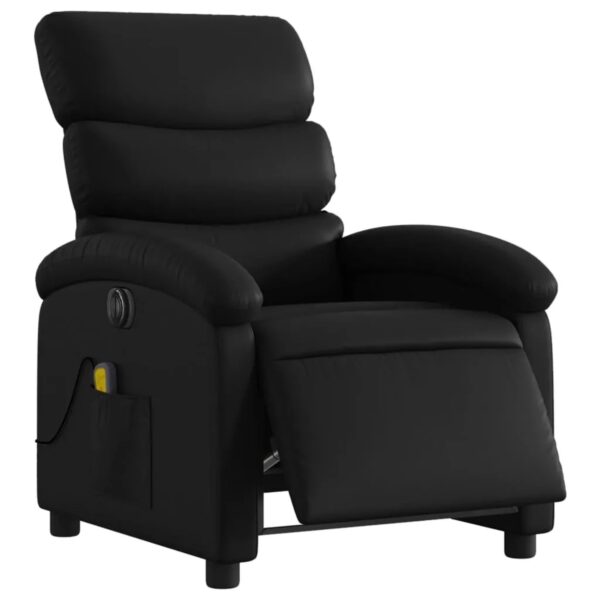 vidaXL Massagesessel Elektrisch Schwarz Kunstleder Modell 3 vidaXL Massagesessel Elektrisch Schwarz Kunstleder Modell 3
