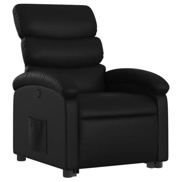 vidaXL Relaxsessel mit Aufstehhilfe Schwarz Kunstleder Modell 7