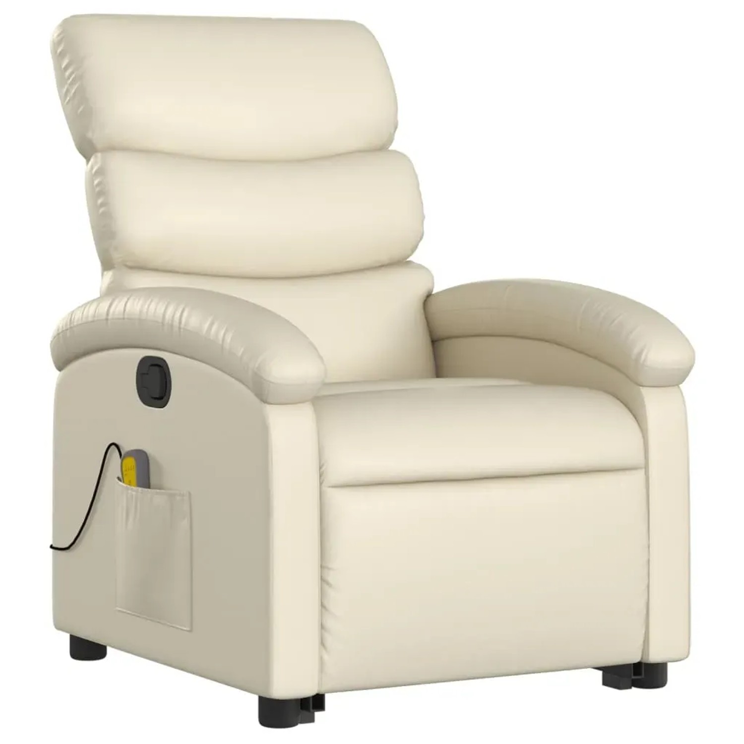 vidaXL Massagesessel mit Aufstehhilfe Creme Kunstleder Modell 3