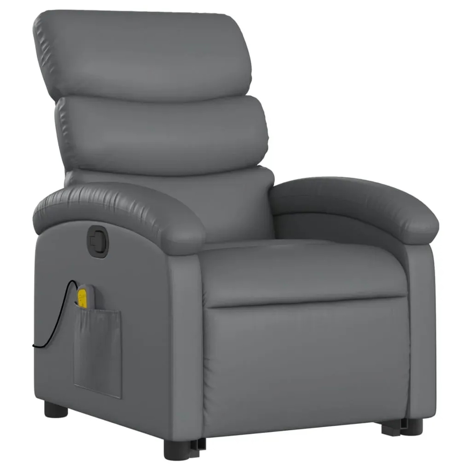 vidaXL Massagesessel mit Aufstehhilfe Grau Kunstleder Modell 9
