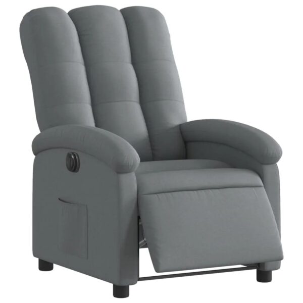 vidaXL Relaxsessel Elektrisch Dunkelgrau Stoff Modell 32 vidaXL Relaxsessel Elektrisch Dunkelgrau Stoff Modell 32