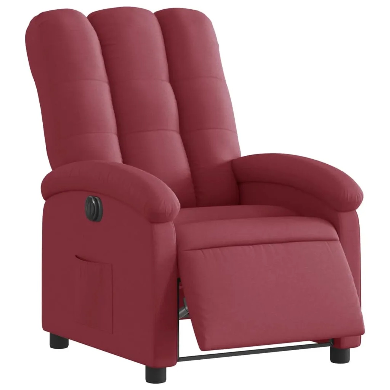 vidaXL Relaxsessel Elektrisch Weißrot Stoff Modell 25