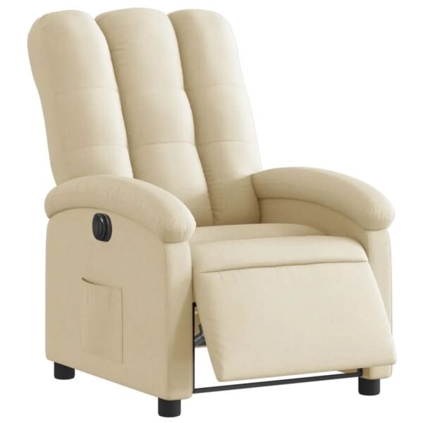 vidaXL Relaxsessel Elektrisch Creme Stoff Modell 27