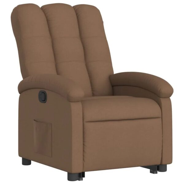 vidaXL Relaxsessel mit Aufstehhilfe Braun Stoff Modell 14