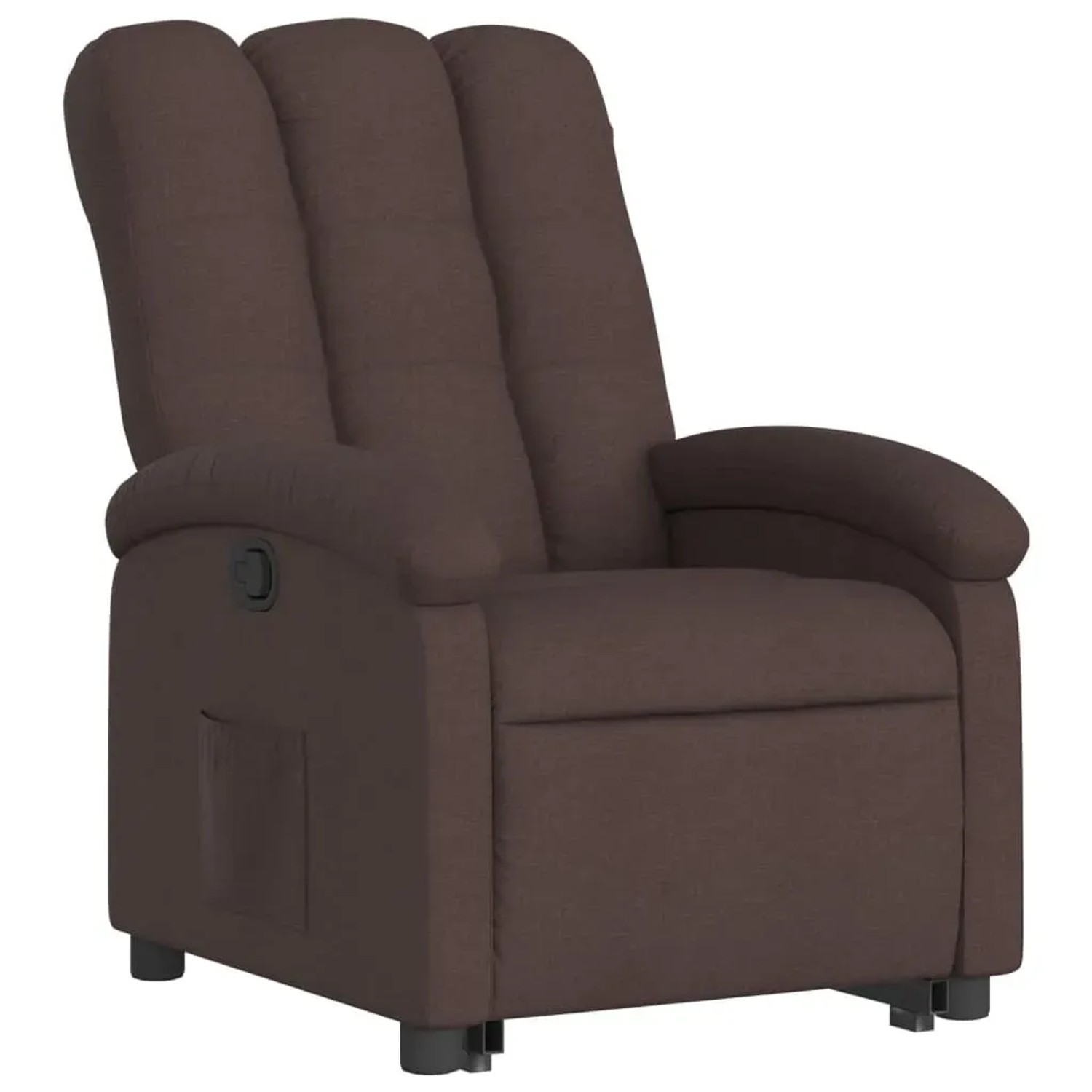 vidaXL Relaxsessel mit Aufstehhilfe Dunkelbraun Stoff Modell 16