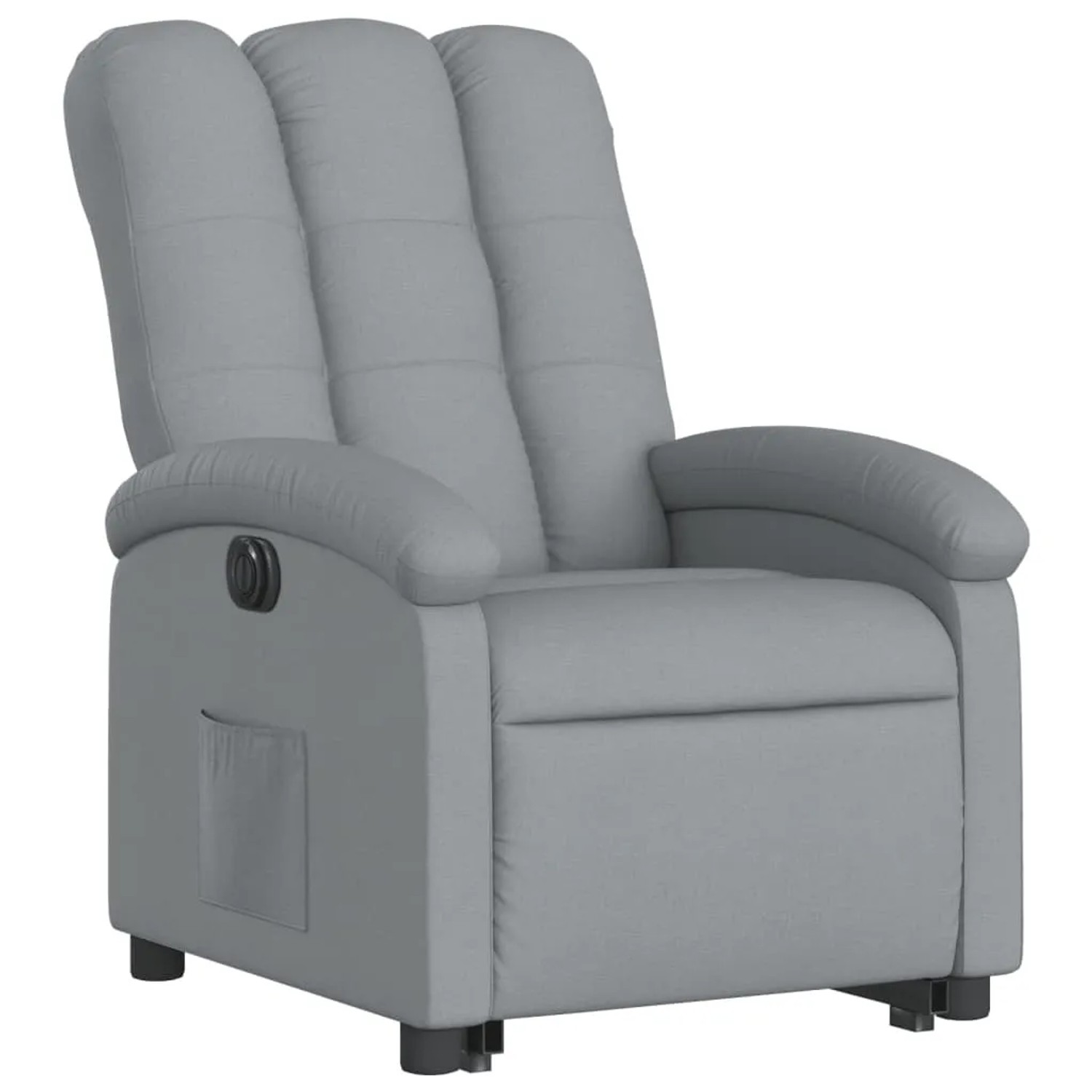 vidaXL Relaxsessel mit Aufstehhilfe Elektrisch Hellgrau Stoff Modell 1