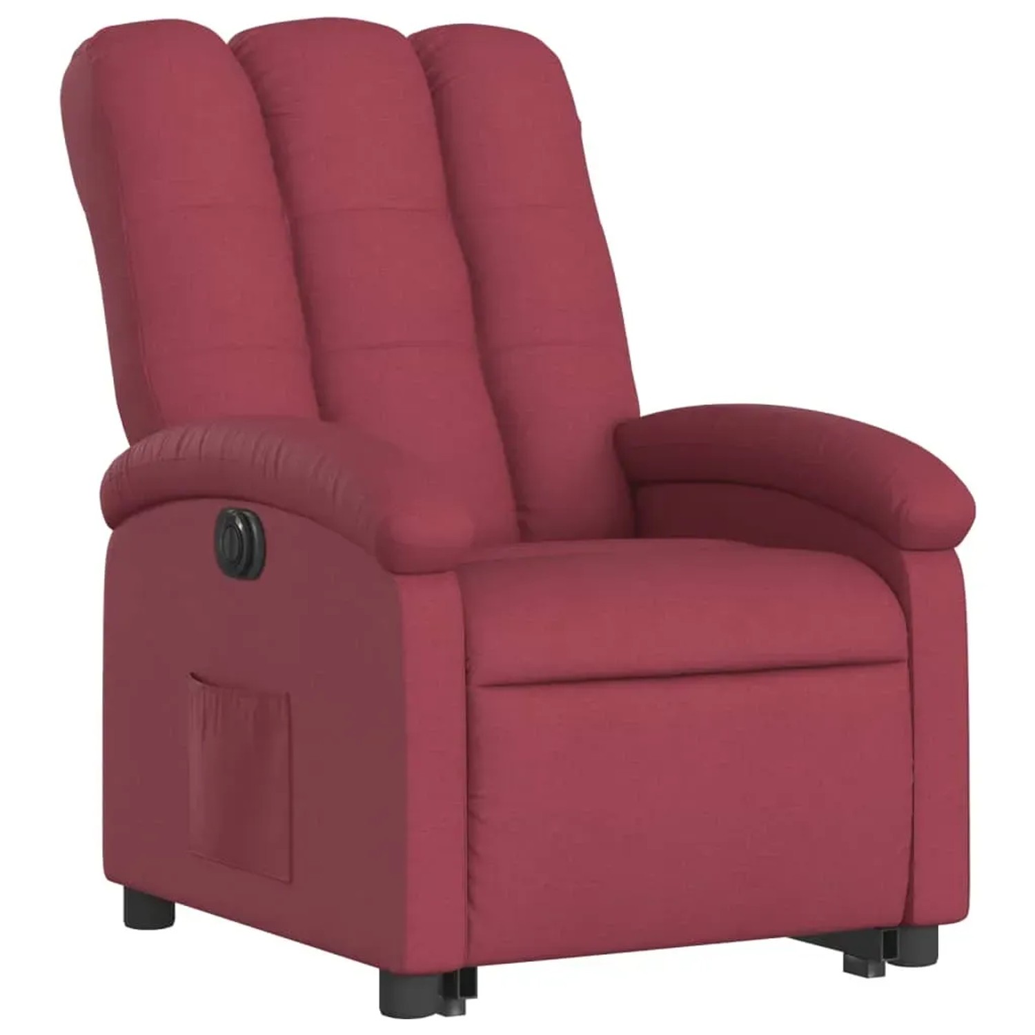 vidaXL Relaxsessel mit Aufstehhilfe Elektrisch Weißrot Stoff Modell 5