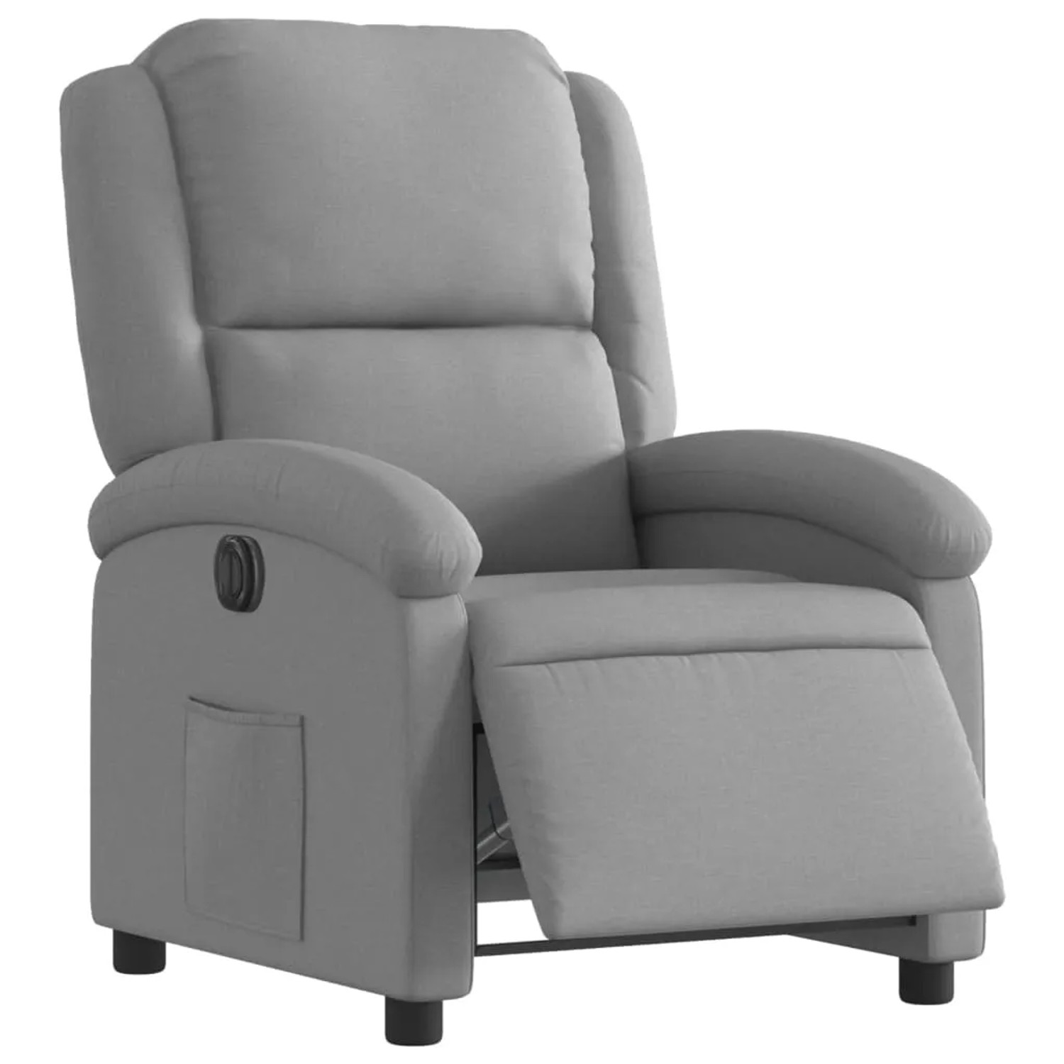 vidaXL Relaxsessel Elektrisch Hellgrau Stoff Modell 31