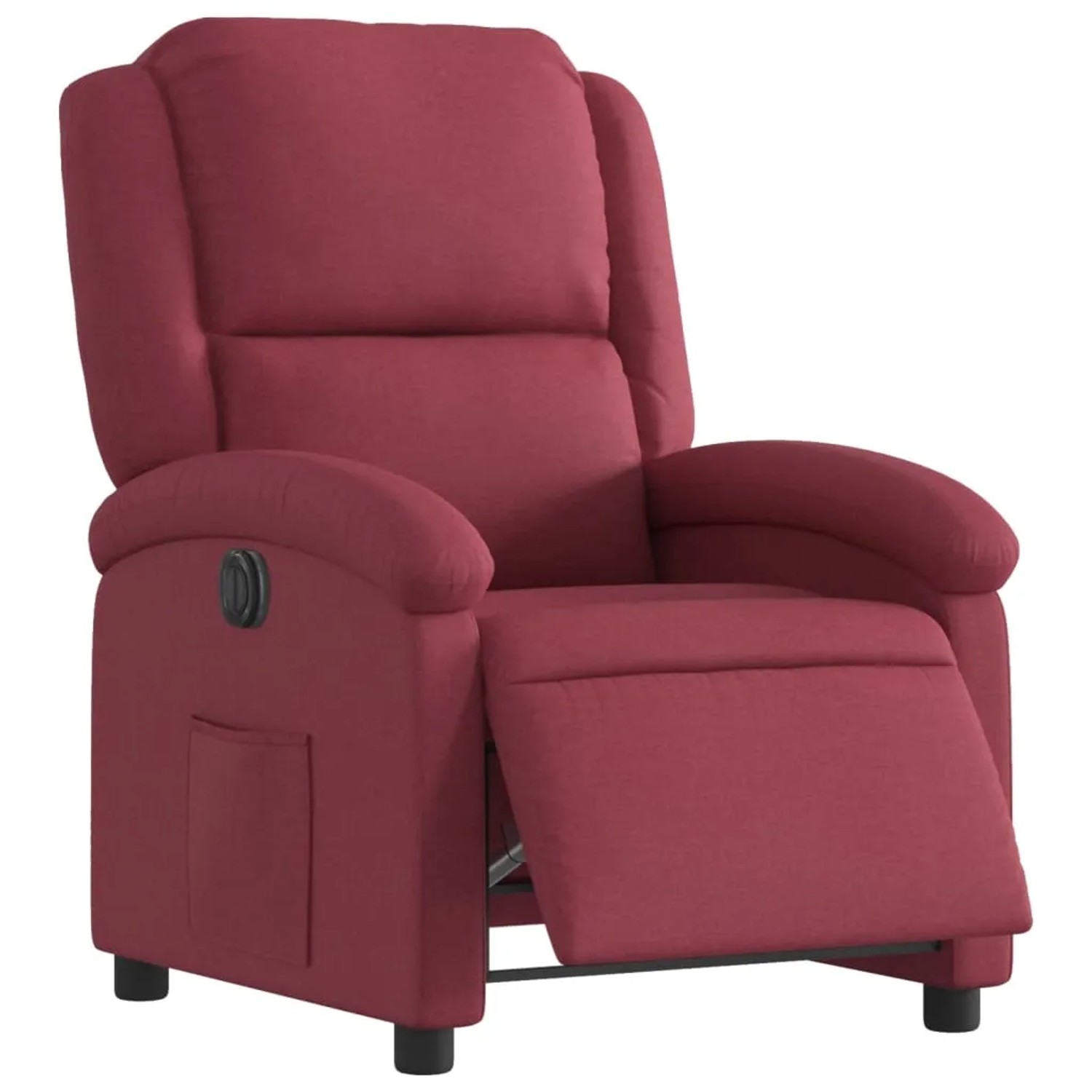 vidaXL Relaxsessel Elektrisch Weißrot Stoff Modell 26