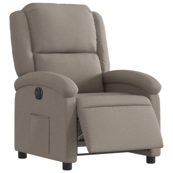 vidaXL Relaxsessel Elektrisch Taupe Stoff Modell 23 vidaXL Relaxsessel Elektrisch Taupe Stoff Modell 23