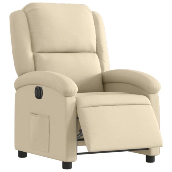 vidaXL Relaxsessel Elektrisch Creme Stoff Modell 33