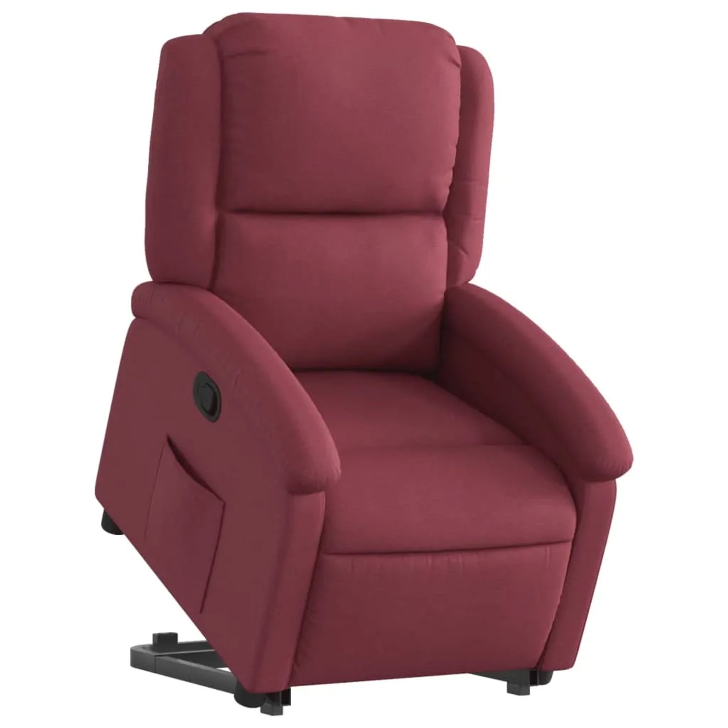 vidaXL Relaxsessel mit Aufstehhilfe Weißrot Stoff Modell 10