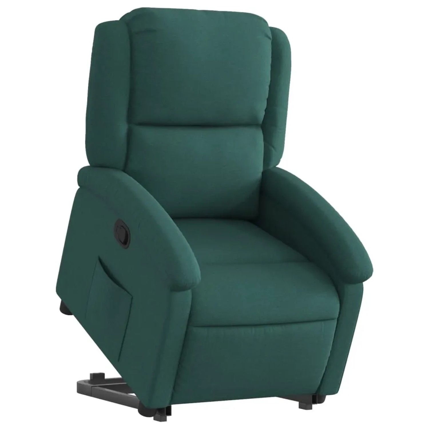 vidaXL Relaxsessel mit Aufstehhilfe Dunkelgrün Stoff Modell 16