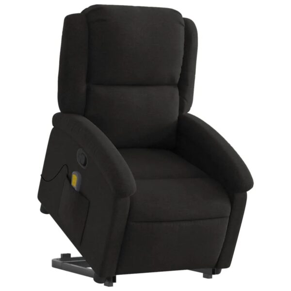 vidaXL Massagesessel mit Aufstehhilfe Schwarz Stoff Modell 7