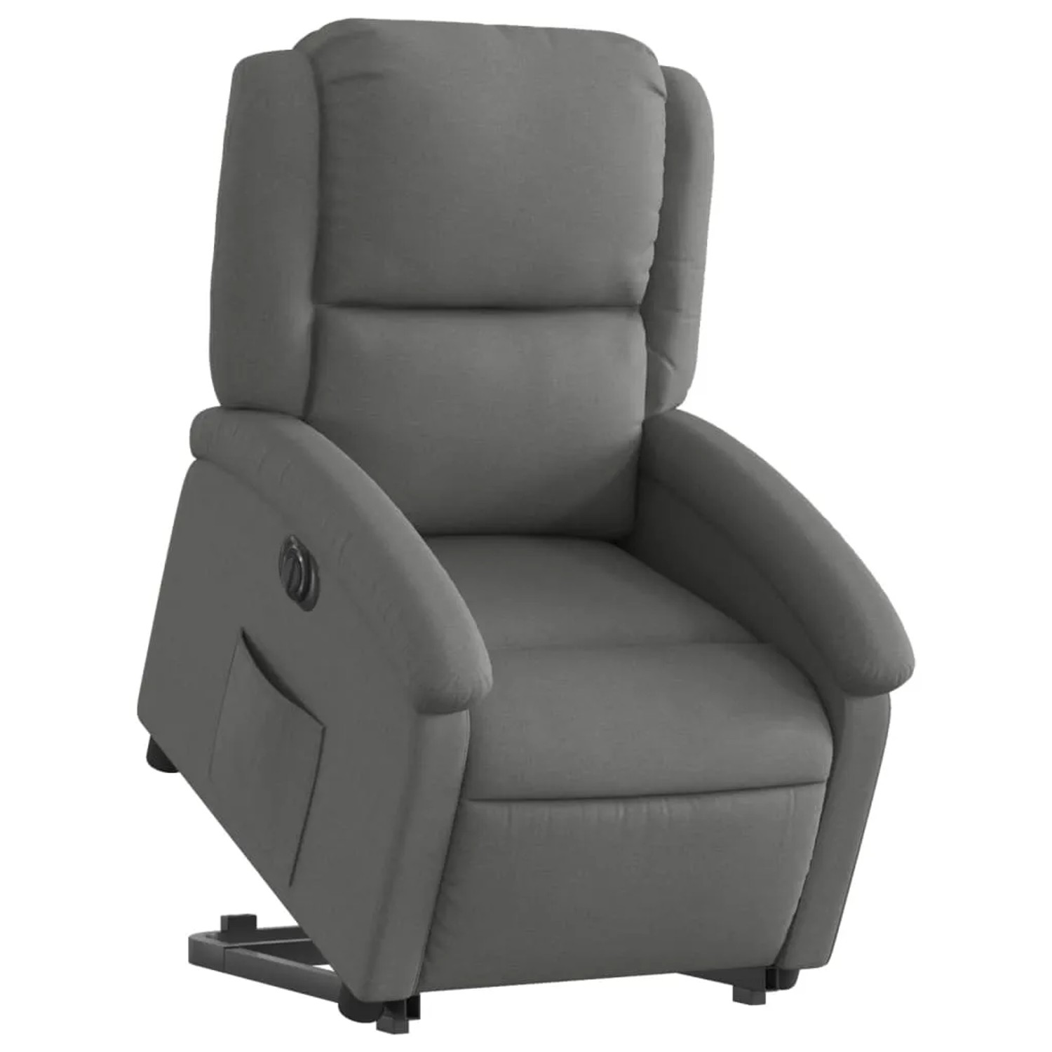 vidaXL Relaxsessel mit Aufstehhilfe Elektrisch Dunkelgrau Stoff Modell 1