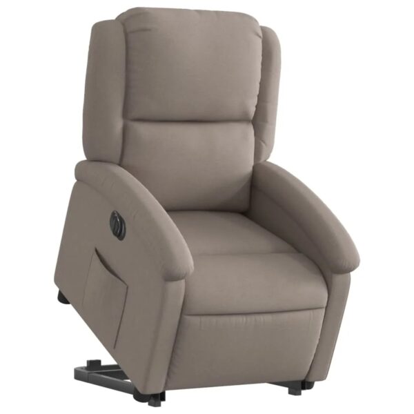 vidaXL Relaxsessel mit Aufstehhilfe Elektrisch Taupe Stoff Modell 2