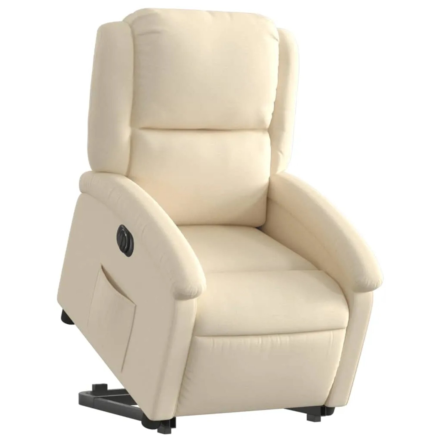 vidaXL Relaxsessel mit Aufstehhilfe Elektrisch Creme Stoff Modell 10