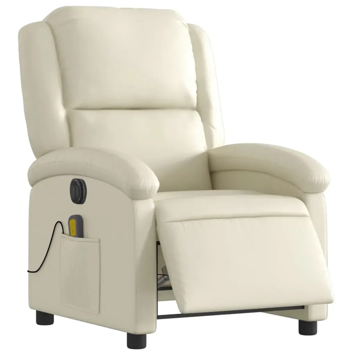 vidaXL Massagesessel Elektrisch Creme Kunstleder Modell 1