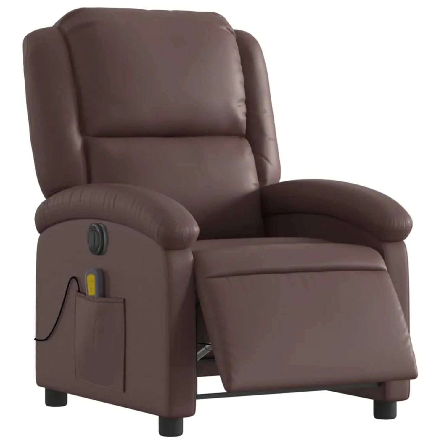 vidaXL Massagesessel Elektrisch Braun Kunstleder Modell 7