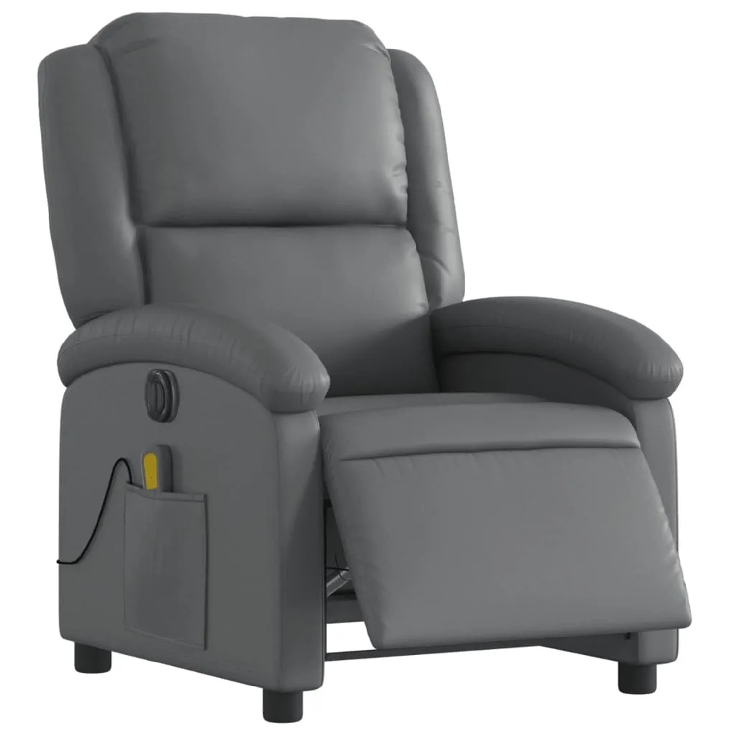 vidaXL Massagesessel Elektrisch Grau Kunstleder Modell 2
