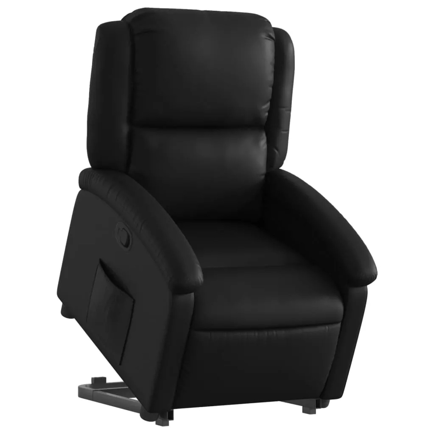 vidaXL Relaxsessel mit Aufstehhilfe Schwarz Kunstleder Modell 10