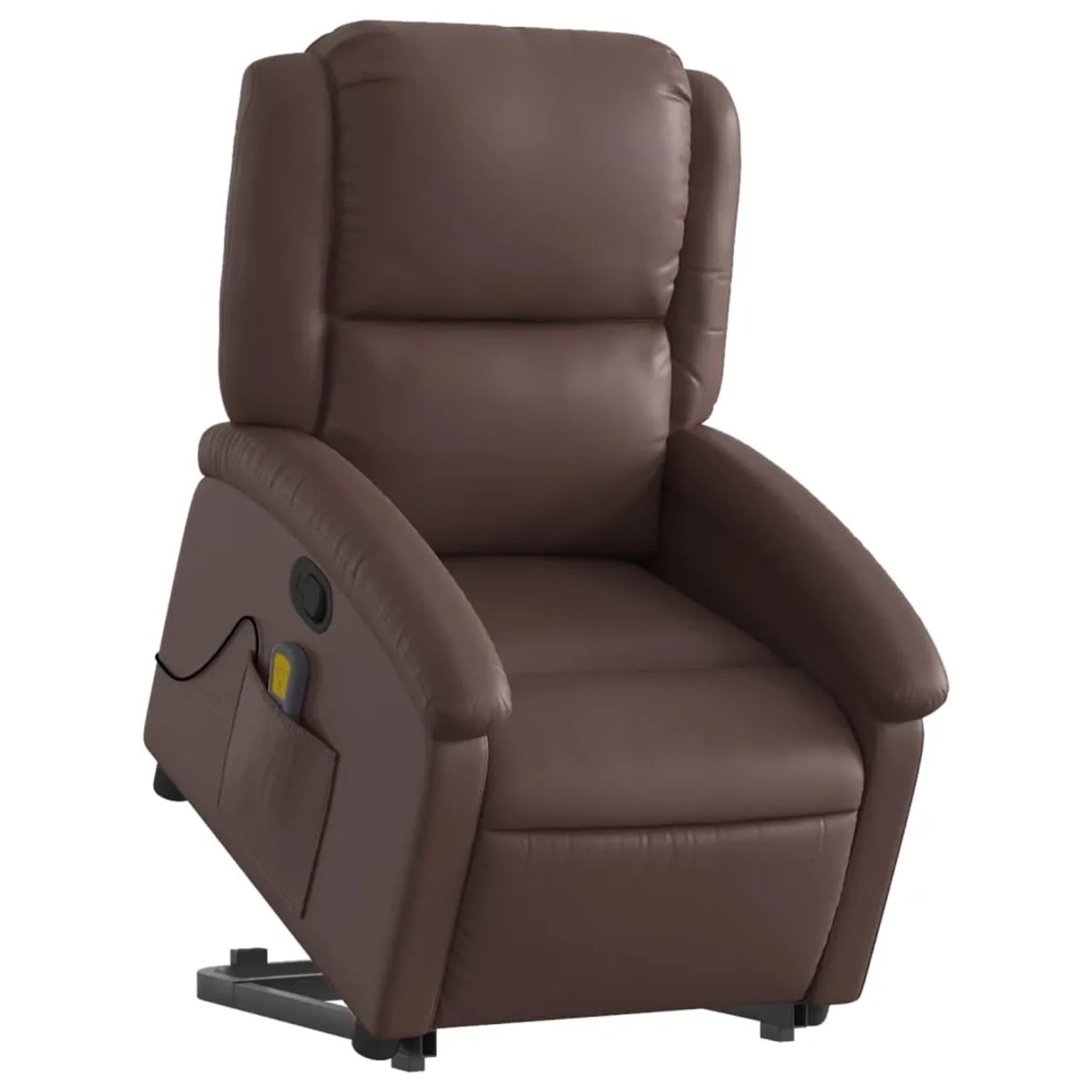 vidaXL Massagesessel mit Aufstehhilfe Braun Kunstleder Modell 7