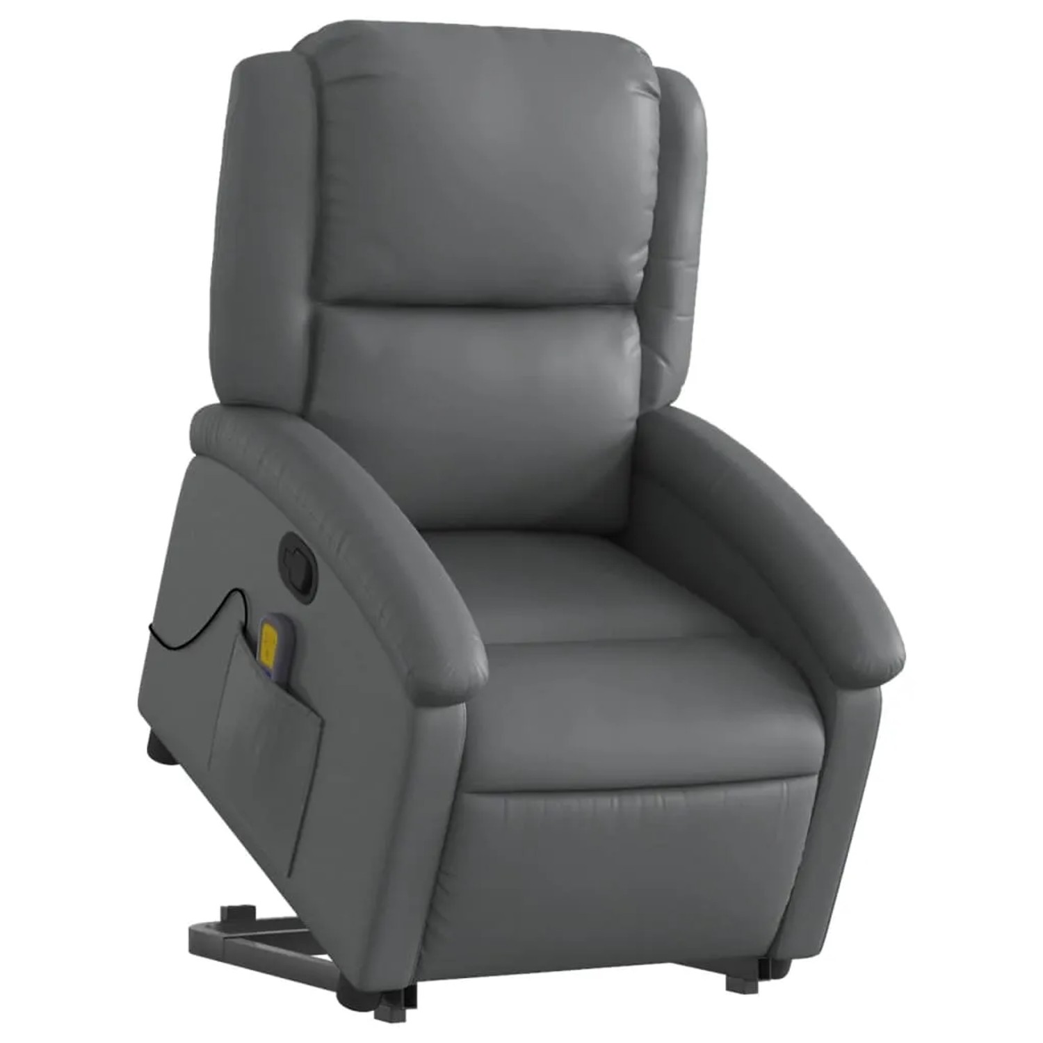 vidaXL Massagesessel mit Aufstehhilfe Grau Kunstleder Modell 5