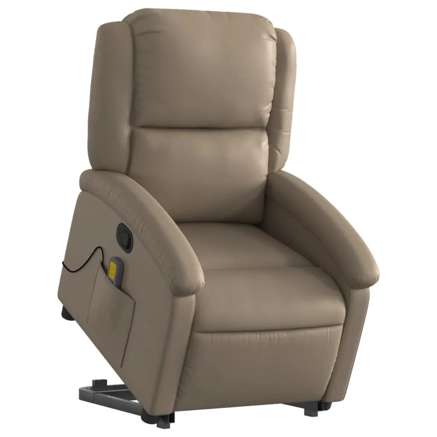 vidaXL Massagesessel mit Aufstehhilfe Cappuccino-Braun Kunstleder Modell 7