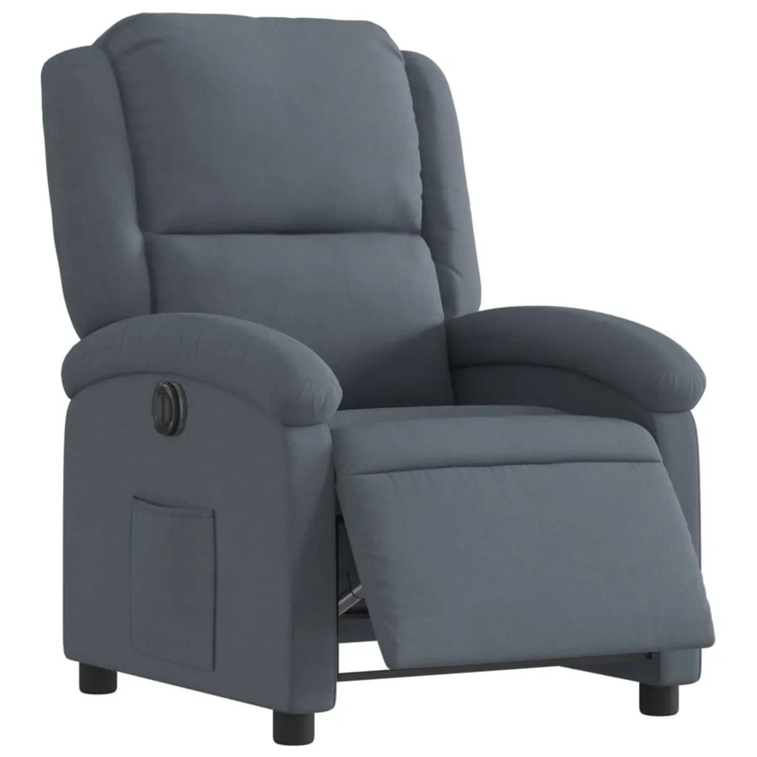 vidaXL Relaxsessel Elektrisch Dunkelgrau Samt Modell 3