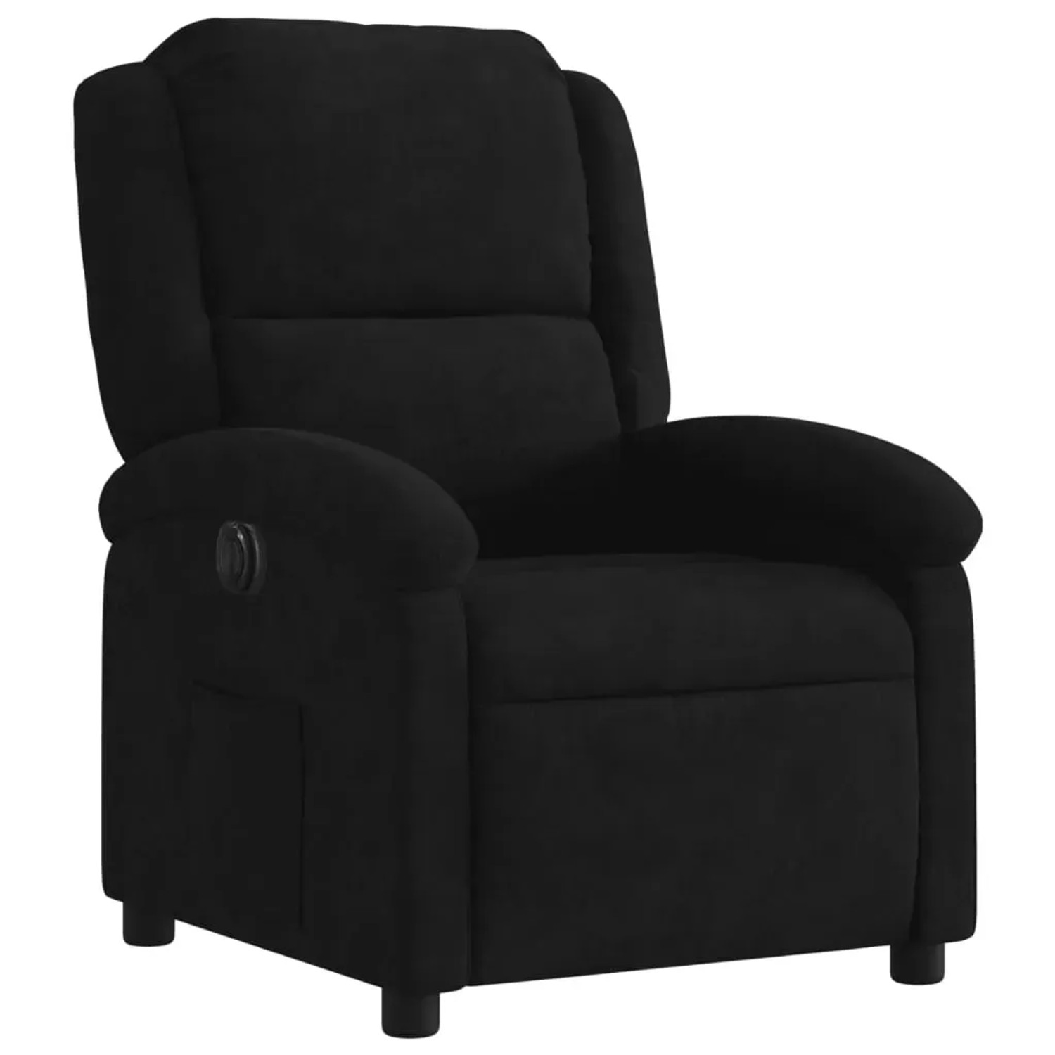vidaXL Relaxsessel Elektrisch Schwarz Samt Modell 3