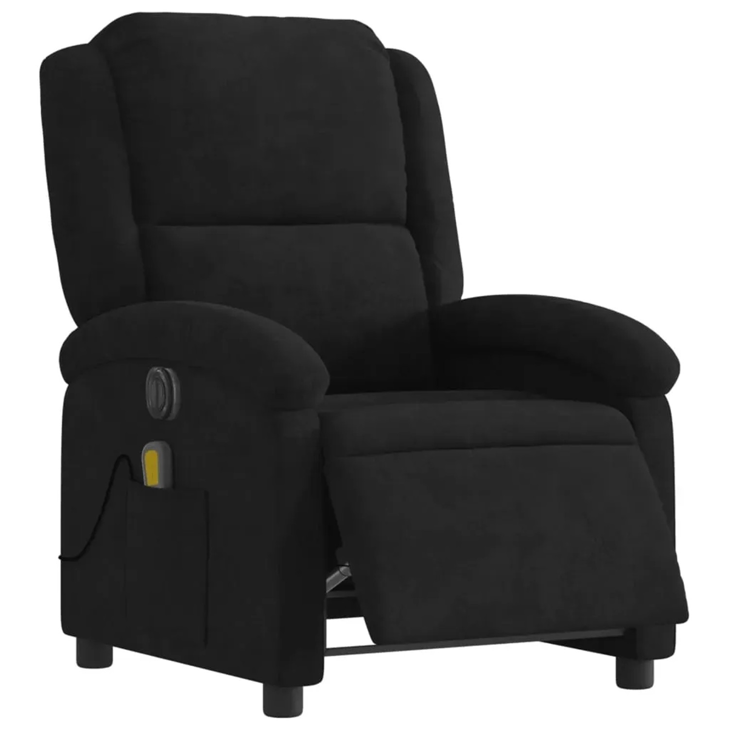 vidaXL Massagesessel Elektrisch Schwarz Samt Modell 1