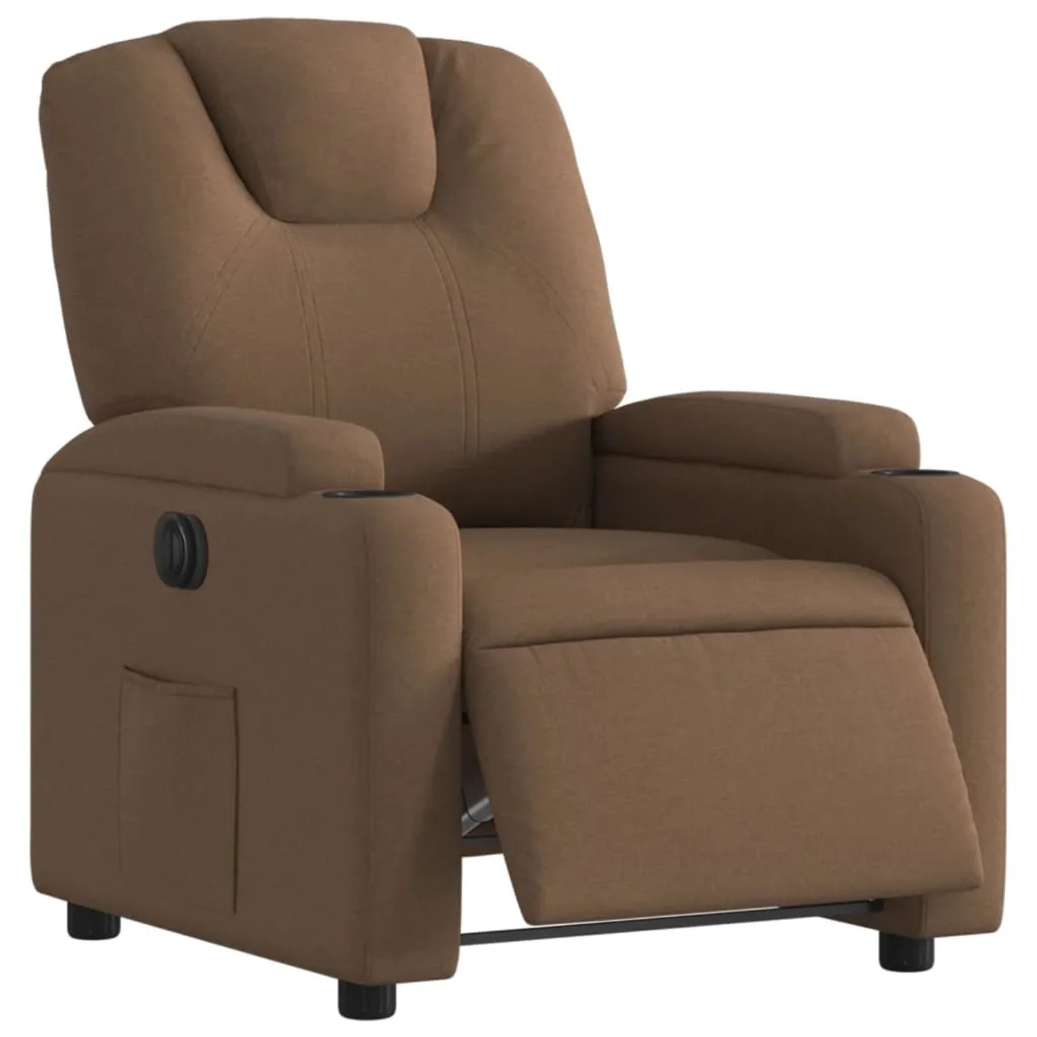 vidaXL Relaxsessel Elektrisch Braun Stoff Modell 29