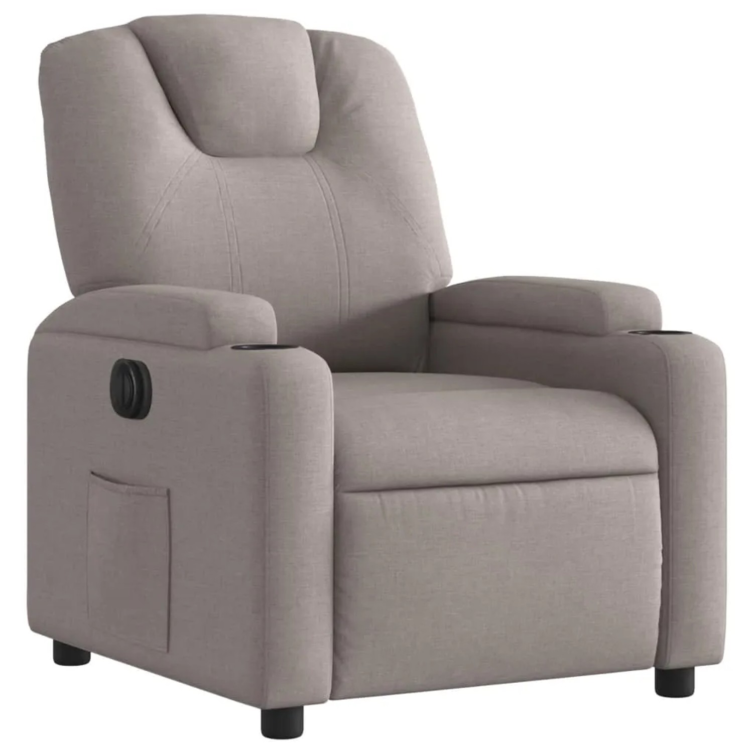 vidaXL Relaxsessel Elektrisch Taupe Stoff Modell 36