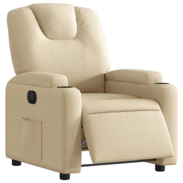 vidaXL Relaxsessel Elektrisch Creme Stoff Modell 32