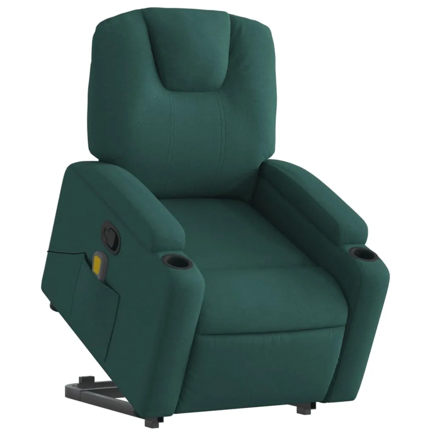 vidaXL Massagesessel mit Aufstehhilfe Dunkelgrün Stoff Modell 7