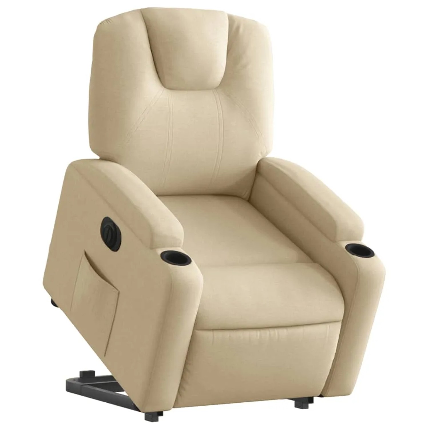vidaXL Relaxsessel mit Aufstehhilfe Elektrisch Creme Stoff Modell 5