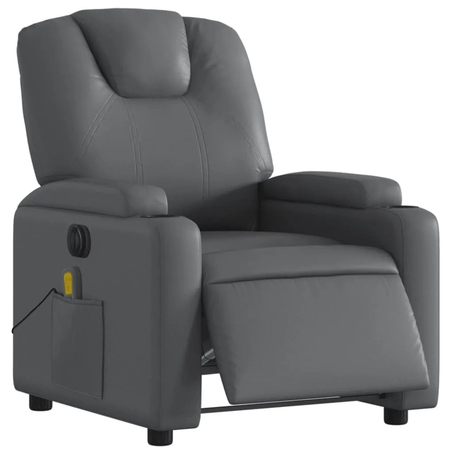 vidaXL Massagesessel Elektrisch Grau Kunstleder Modell 7