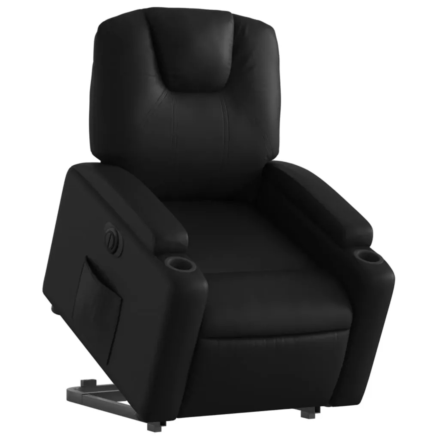 vidaXL Relaxsessel mit Aufstehhilfe Elektrisch Schwarz Kunstleder Modell 9