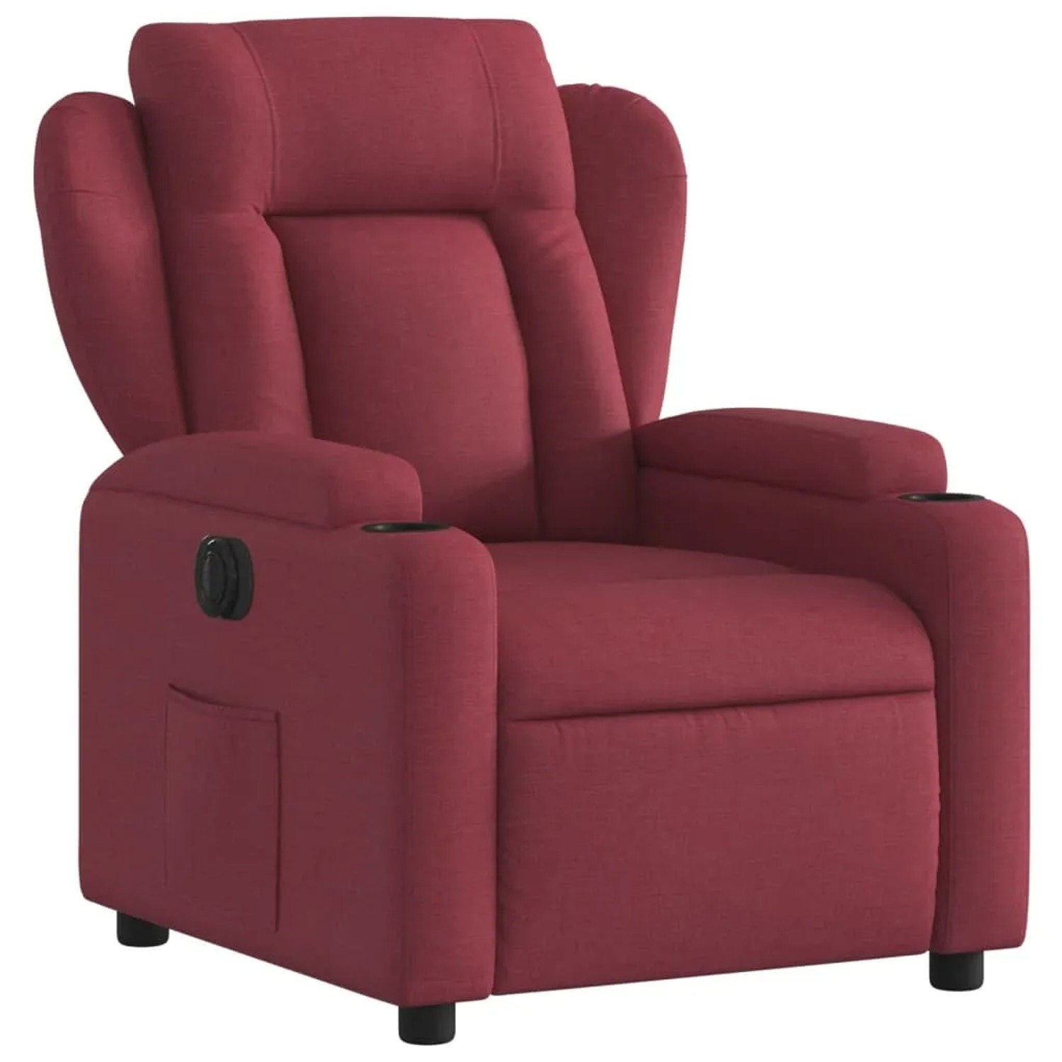 vidaXL Relaxsessel Elektrisch Weißrot Stoff Modell 28