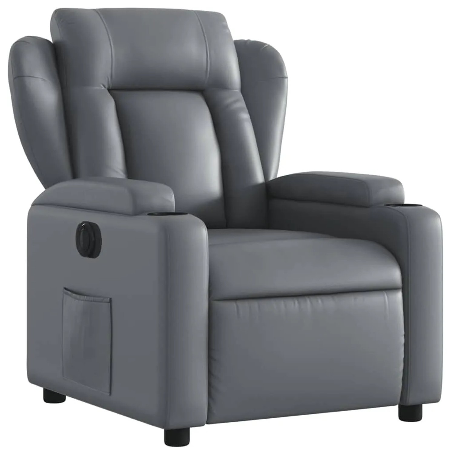 vidaXL Relaxsessel Elektrisch Grau Kunstleder Modell 22